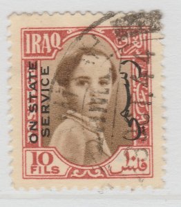 Iraq 1942 Official Overprinted 10f Used Stamp A22P1F7611-