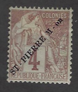 St. Pierre & Miquelon SC#23 Mint F-VF...Fill empty Spots!
