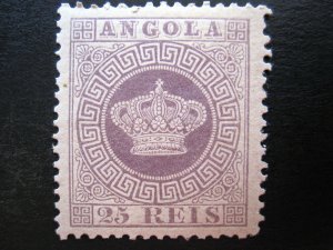 ANGOLA - SCOTT#12 - MNH - CAT VAL $12.00