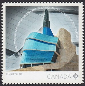 DIE CUT = MUSEUM = HUMAN RIGHTS = Canada 2014 #2771i MNH