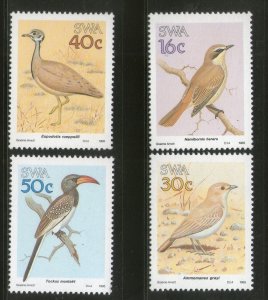 South West Africa 1988 Birds Wildlife Animals Sc 606-9 MNH # 1434