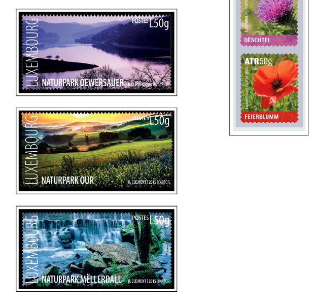 COLOR PRINTED LUXEMBOURG 2011-2020 STAMP ALBUM PAGES (49 illustrated pages)