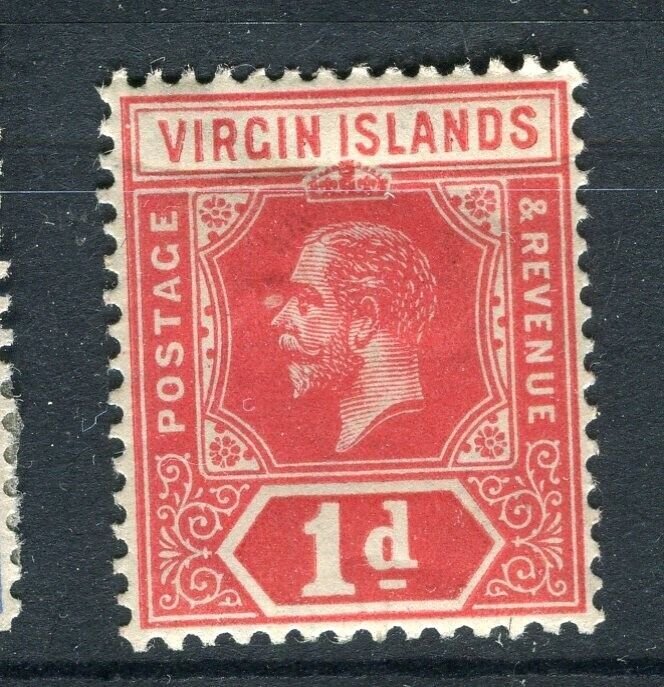 VIRGIN ISLANDS(stamp) 1920s early GV issue Mint hinged Shade of 1d. value