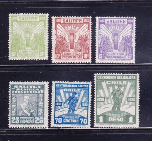 Chile 175-180 Set MH Various