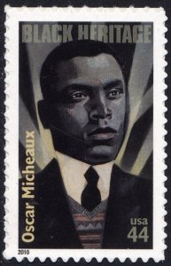 SC#4464 44¢ Oscar Micheaux Single (2010) SA