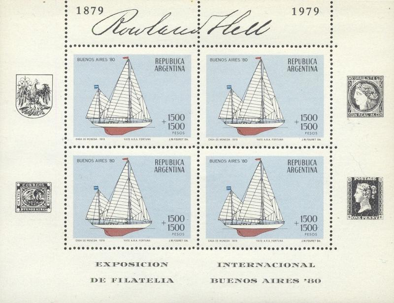 Argentina Scott #'s B80 - B83 MNH Sheets