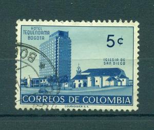 Colombia sc# 638 used cat value $.25