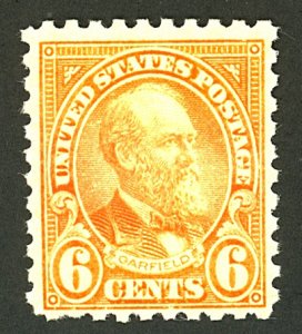 U.S. #587 MINT OG NH