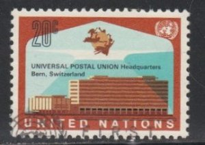 United Nations - New York # 219, UPU Headquarters in Bern, Used, 1/3 Cat.