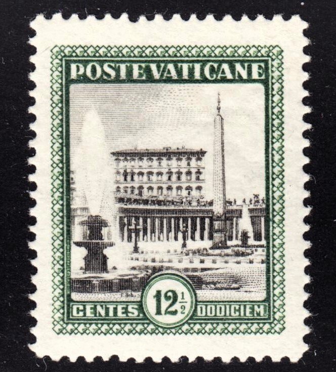 Vatican City Scott 21 F to VF mint OG H.  FREE...