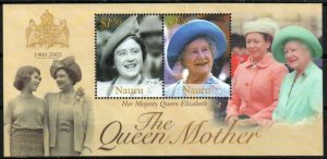 Nauru Stamp 501  - Queen Mother memorial issue