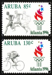 Aruba 1996 Scott #137-138 Mint Never Hinged