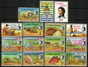 Cayman Islands Stamp 331-345  - Definitive Set