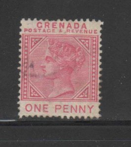 GRENADA #30 1883 1p QUEEN VICTORIA F-VF USED f