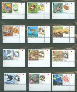 Ascension #924-935 Mint (NH) Single (Complete Set) (Fauna) (Bird)