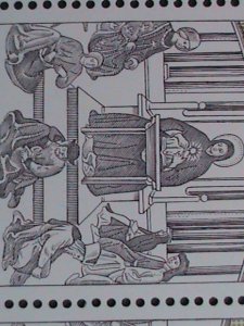 ​VATICAN CITY 1974-SC#557a ST.THOMAS AQUINAS -SCHOLASTIC PHILOSOPHER MNH BLOCK