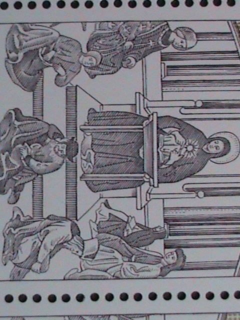 ​VATICAN CITY 1974-SC#557a ST.THOMAS AQUINAS -SCHOLASTIC PHILOSOPHER MNH BLOCK