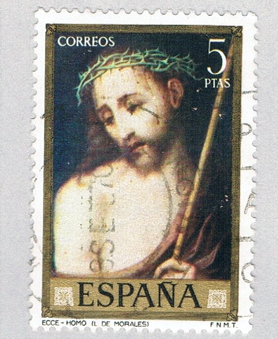 Spain Christ brown 5p (AP136205)