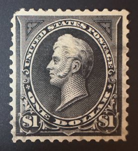 US Scott #276 Used with faint cancel Fine