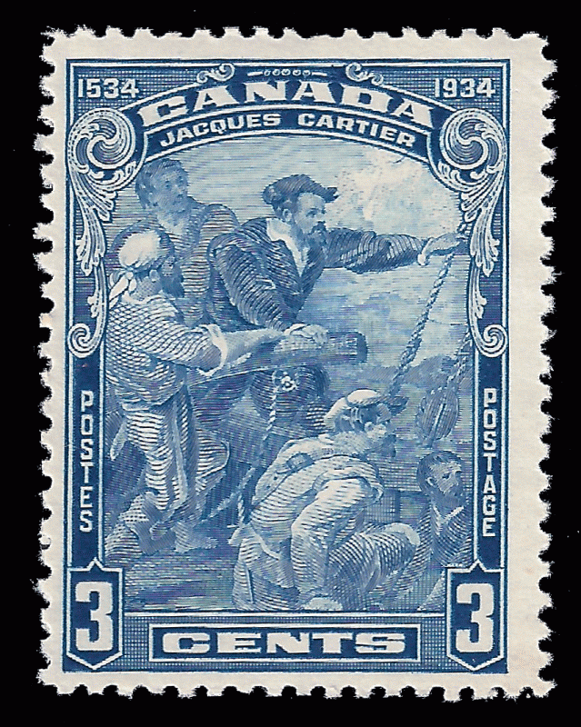 Canada 1934 Sc 208 Jacques Cartier MNH sl. gum dist.