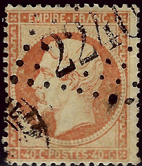 France Sc #27 Used F-VF SCV$7.00...French Stamps are Iconic!