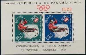 Panama 1963 MNH Stamps Souvenir Sheet Scott 447Gh Sport Olympic Games