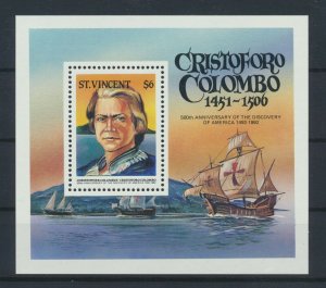 [I466] St-Vincent 1992 C. Colomb good sheet very fine MNH