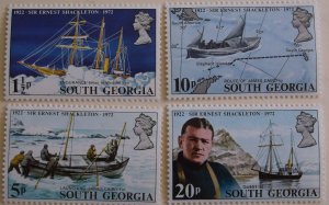 South Georgia 31-4 MNH  Cat $4.70 Ship Topical