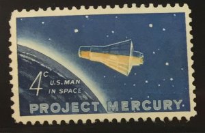 US #1193 Used - Project Mercury 4c