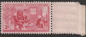 # 1004 MINT NEVER HINGED BETSY ROSS