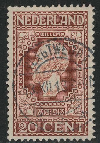 Netherlands Scott # 95, used, perf 11.25