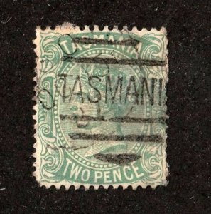 Tasmania       48c      used    green     CV $20.00