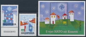 Albania stamp Nato set + block 2004 MNH Mi 3028-3029 + 156 WS179211