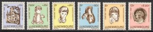 Luxembourg Scott B264-B269 MNHOG - 1968 Handicapped Children Issue - SCV $2.40