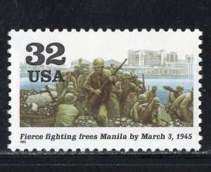 2981b * FIERCE FIGHTING FREES MANILLA   * U.S. Postage Stamp  MNH