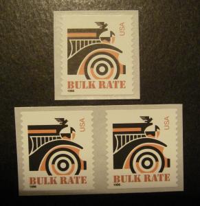 Scott 2906, 10 cent Automobile, Pair & Single, MNH