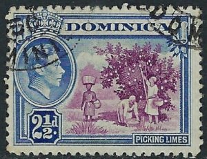 Dominica 101 Used 1942 issue (ak3191)