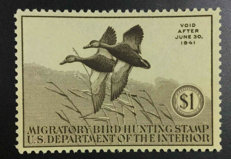 MOMEN: US STAMPS #RW7 DUCK MINT OG NH VF+ LOT #75602*