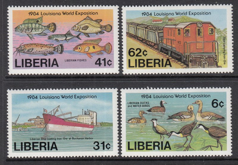 Liberia 1005-1008 MNH VF