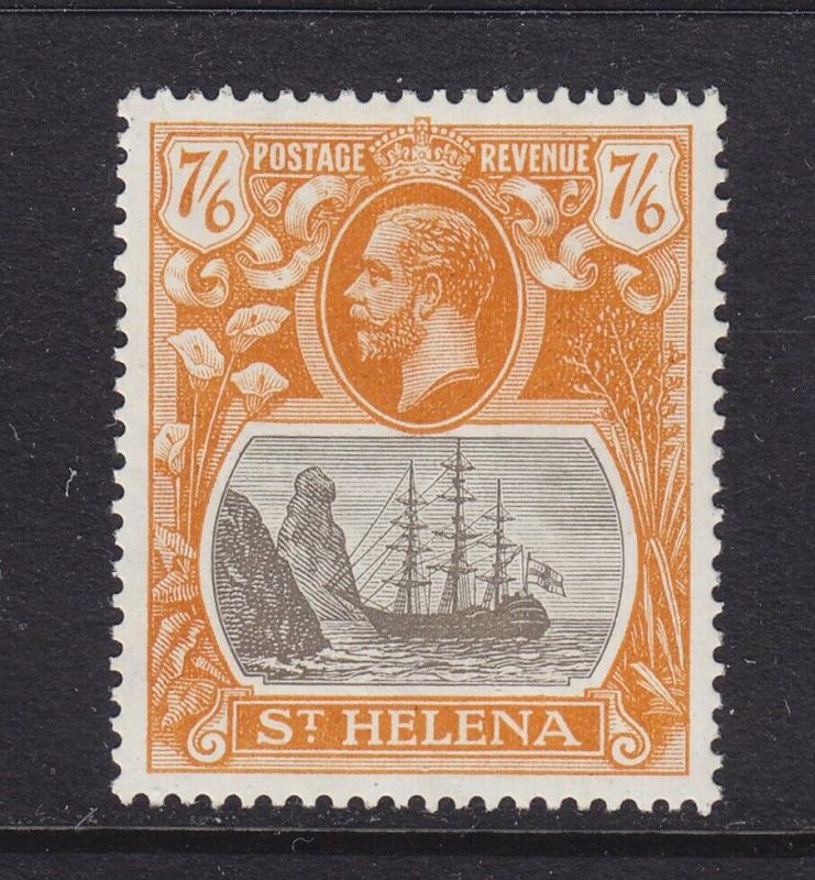 St Helena Scott # 92 XF OG mint lightly hinged nice color cv $ 140 ! see pic !