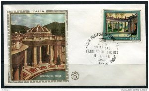 Italy 1975 First  Day Special Cancel Cover Colorano \Silk\ Cachet  Touriam Monte