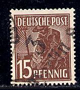 GDR/DDR Sowjetische Zone Michel # 171I, h/s o/p, used
