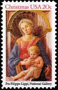 2107 20c  Christmas Madonna Mint  NH OG