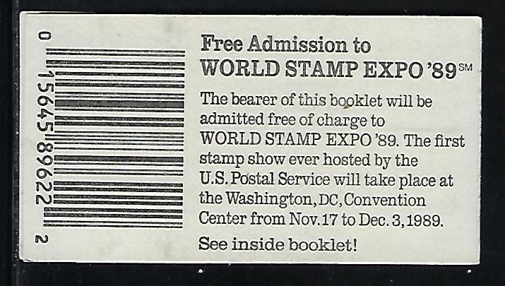 BK166 Catalog # Complete Booklet $5.00 face value 20 25ct Steamboat  Stamps