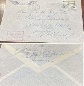 D)1952, PANAMA, LETTER CIRCULATED TO LEIDSCHENDAM, PANAMA CANAL