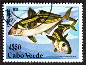 1980, Cape Verde, 4.50e, Used CTO, Sc 411