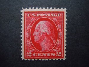 1912 #406 2c Washington Perf 12 MLH OG F/VF CV $7