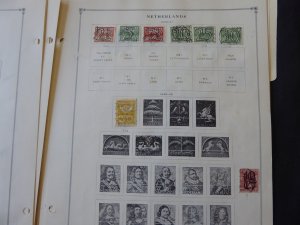 Netherlands 1872-1965 Stamp Collection on Scott International Pages