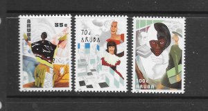 ARUBA #67-69 WORKING WOMEN  MNH