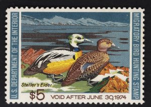 US #RW40 $5 Multicolored Duck Stamp MINT NH SCV $18.00